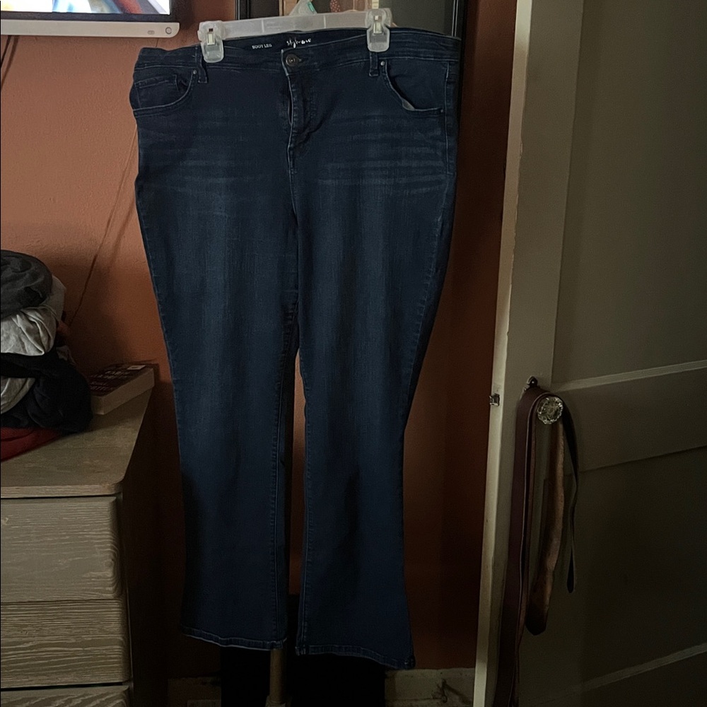 Style & Co. Women's Boot Cut Jeans - Dark Blue